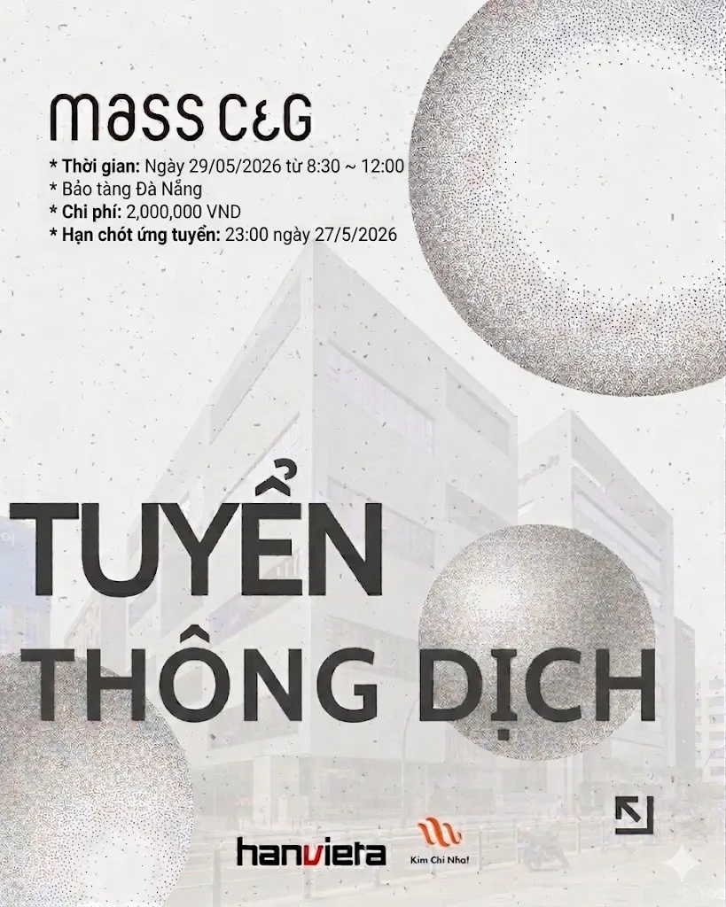 [ĐÀ NẴNG] CẦN TUYỂN GẤP THÔNG DỊCH VIÊN TIẾNG HÀN (29/5 từ 8:30 ~ 12:00 / 2,000,000 VND)
