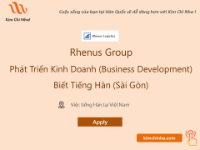 Rhenus Group Tuyển Dụng – Vị Trí Phát Triển Kinh Doanh (Business Development) biết tiếng Hàn / Sài Gòn