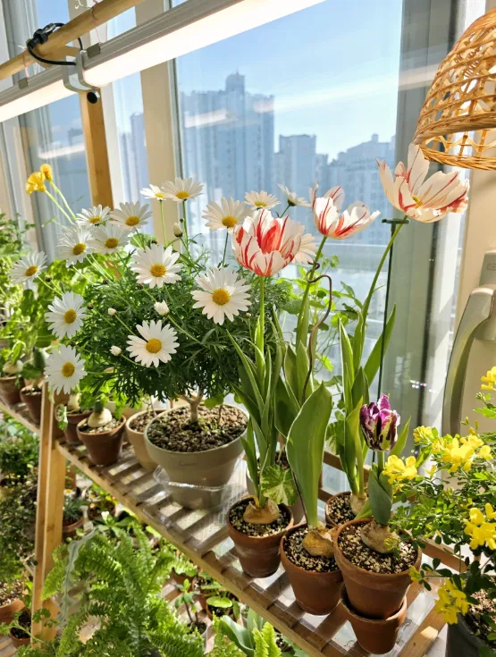 Biến Ban Công Nhỏ Thành "Khu Vườn Trị Liệu" Kiểu Hàn
