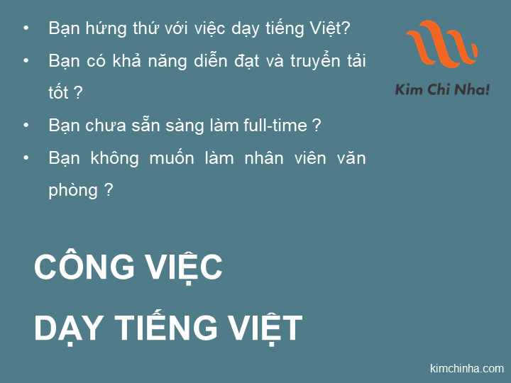 Cần giáo viến dạy tiếng Việt ( 40,000 won / 1 giờ - Khu vực 서울 여의도)