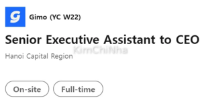 Gimo (YC W22) tuyển Senior Executive Assistant to CEO / Hà Nội