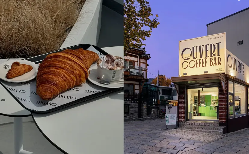 Ouvert coffee bar - khoảng lặng hiện đại thơm nức mũi giữa làng cổ Seochon quyến rũ ☕️🏛️