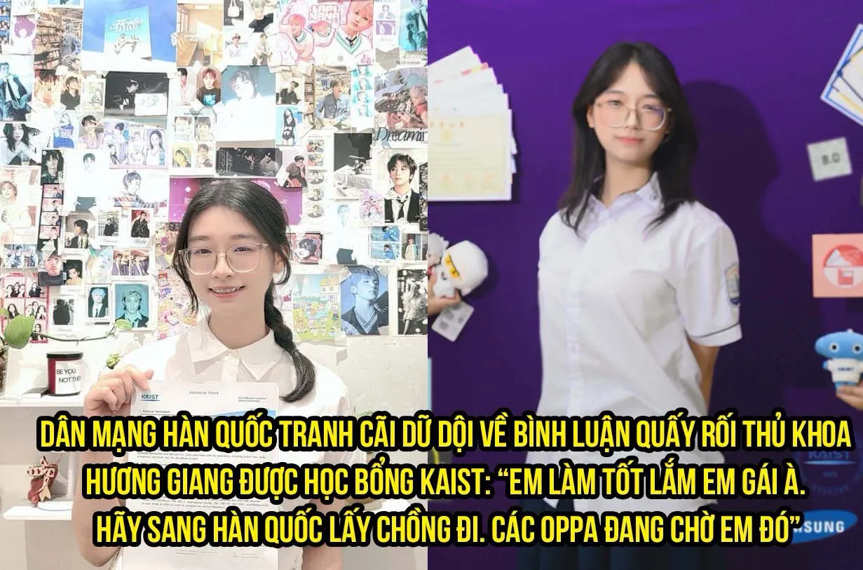 [Bàn luận] Vụ thủ khoa A01 Hoàng Hương Giang sang KAIST: Netizen Hàn cãi lộn tung trời, lôi cả chuyện kết hôn quốc tế vào mỉa mai?