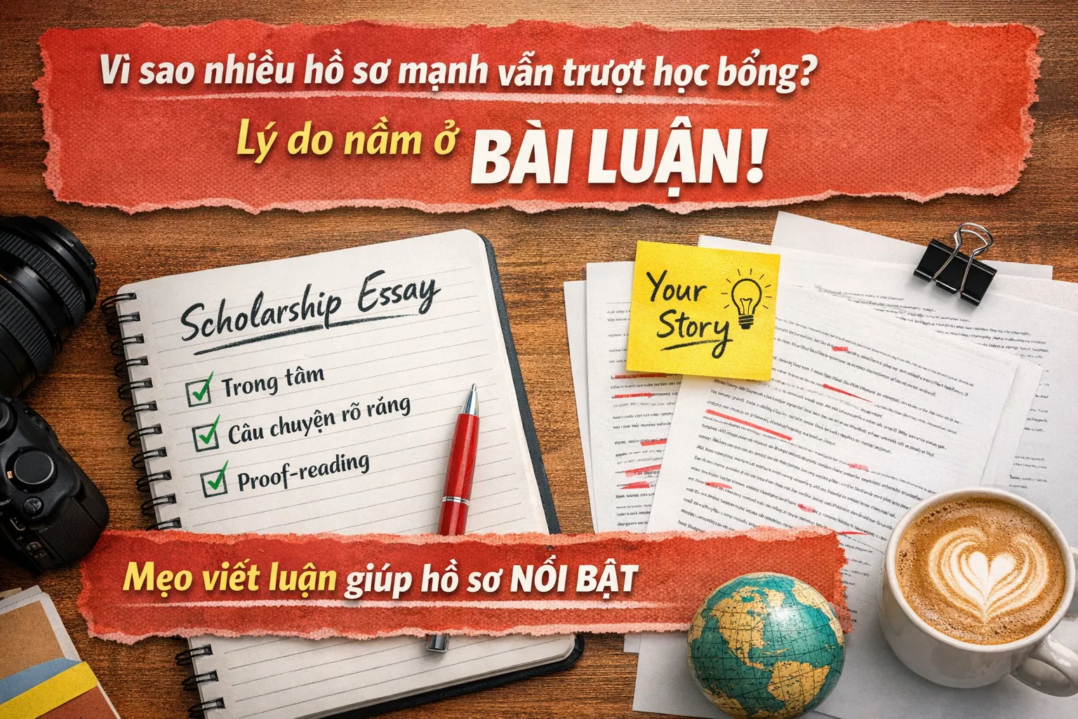 [TIPS VIẾT LUẬN - CHÌA KHÓA ĐẾN VỚI MỨC HỌC BỔNG CAO]