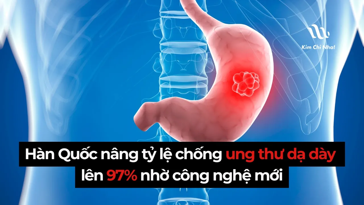 Tỷ lệ sống sót ung thư dạ dày tại Hàn đạt 97% nhờ công nghệ mới và thuốc miễn dịch