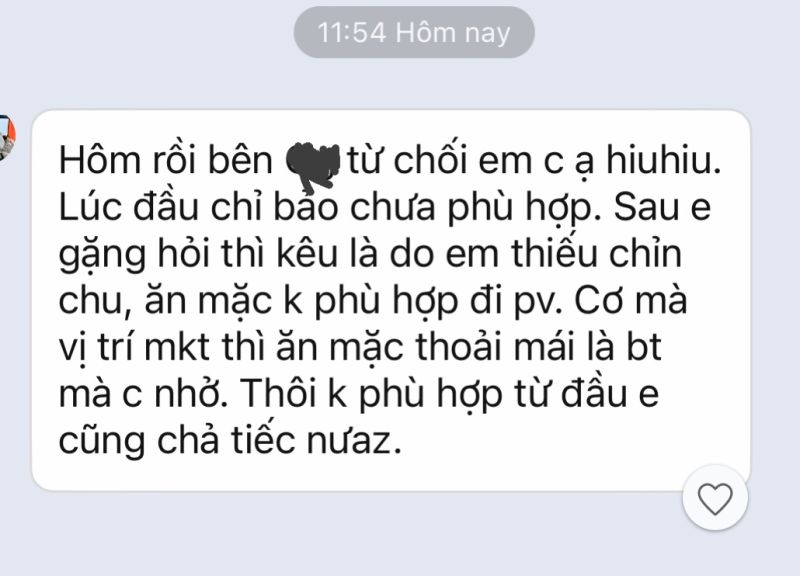 Lý do rớt phỏng vấn xin việc : "Thiếu chỉn chu trong ngoại hình"