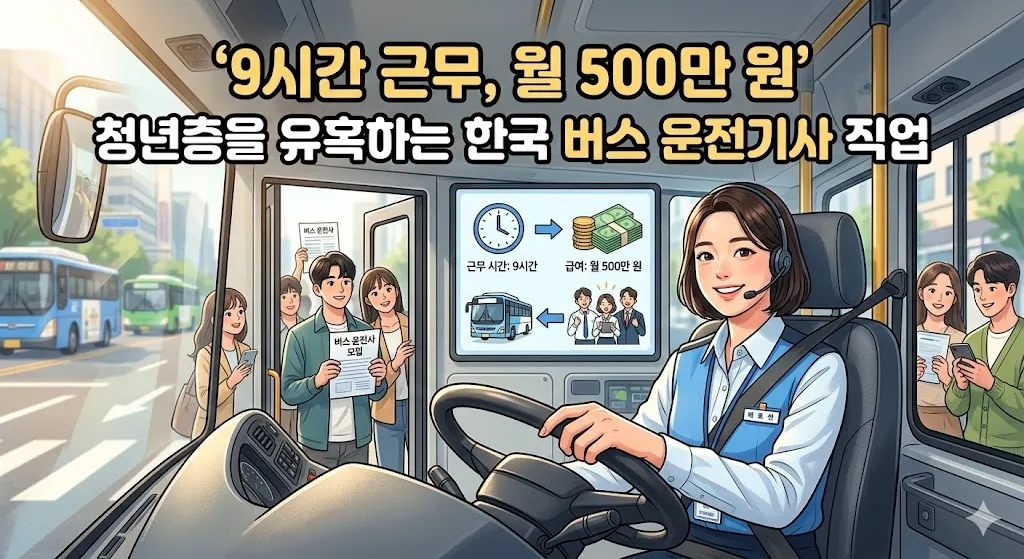 Làm 9 tiếng/ngày, lương 5 triệu won: Nghề lái xe buýt đang "hút" giới trẻ Hàn Quốc