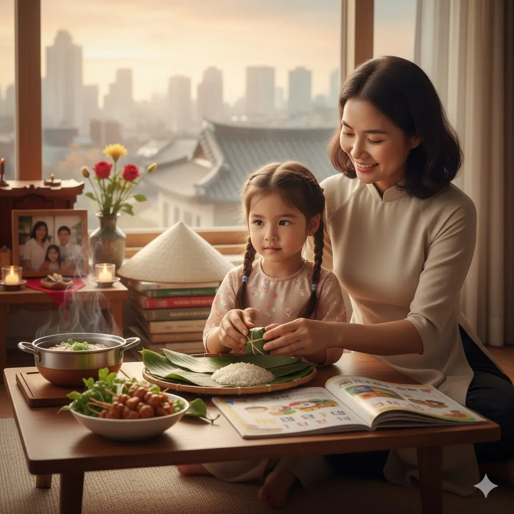 Góc Nhỏ Của Mẹ Việt Ở Xứ Hàn: Hành Trình Nuôi Con Song Ngữ, Song Văn Hóa