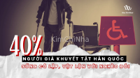 Gần 40% người già khuyết tật Hàn Quốc sống cô lập, vật lộn với nghèo đói và lãng quên