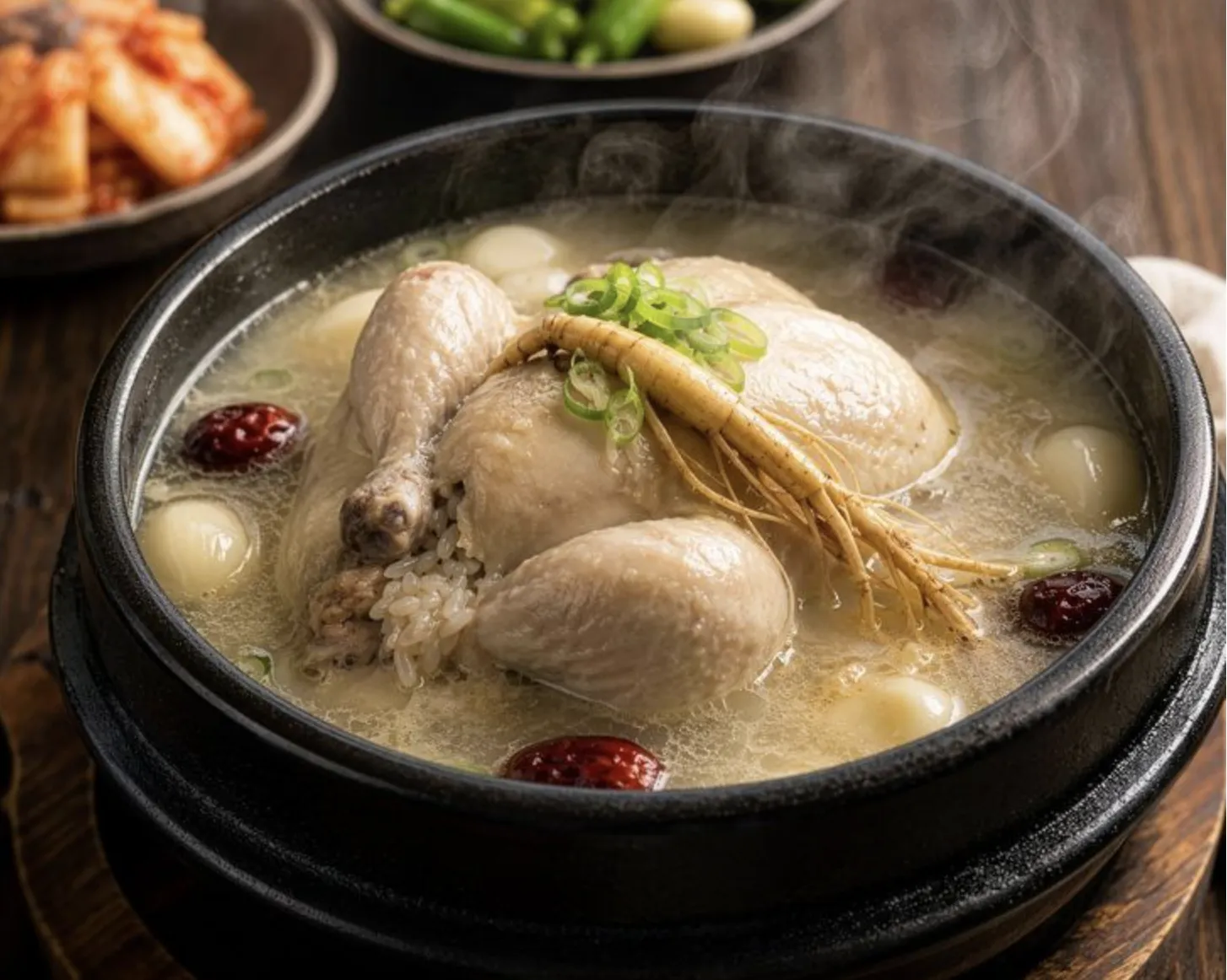 Cách nấu gà tần sâm Samgyetang chuẩn vị Hàn Quốc tại nhà 