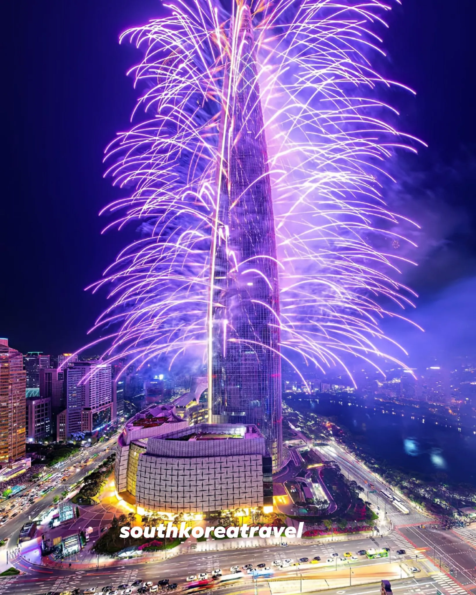 Chương trình đếm ngược đón năm mới và bắn pháo hoa tại Lotte World Tower năm 2026 đã trở lại