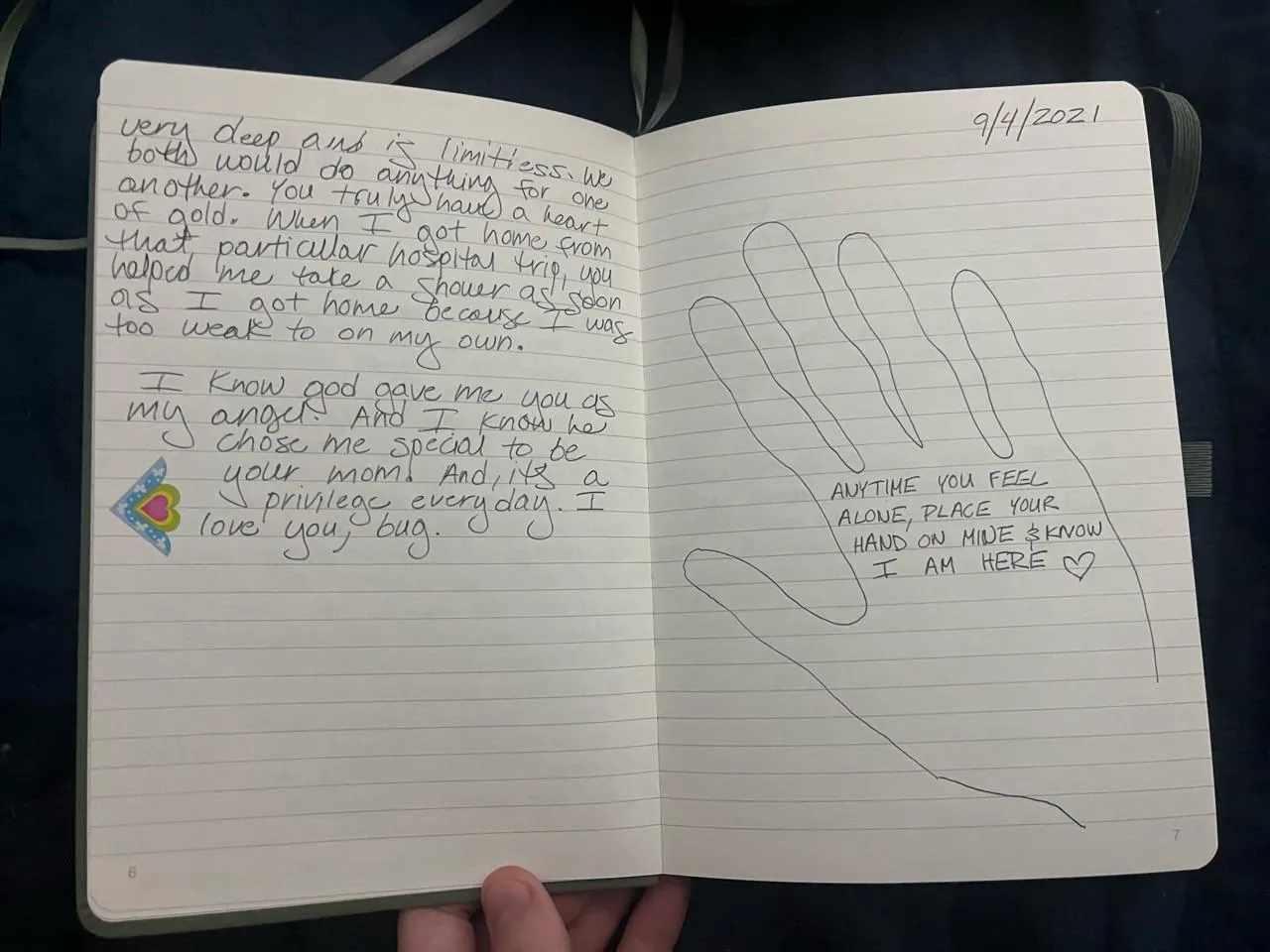 Trang nhật ký người mẹ để lại cho con trước khi ra đi ở tuổi 43 (Note in a journal from my mom who just passed at 43)