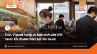 3 lưu ý quan trọng du học sinh cần biết trước khi đi làm thêm tại Hàn Quốc