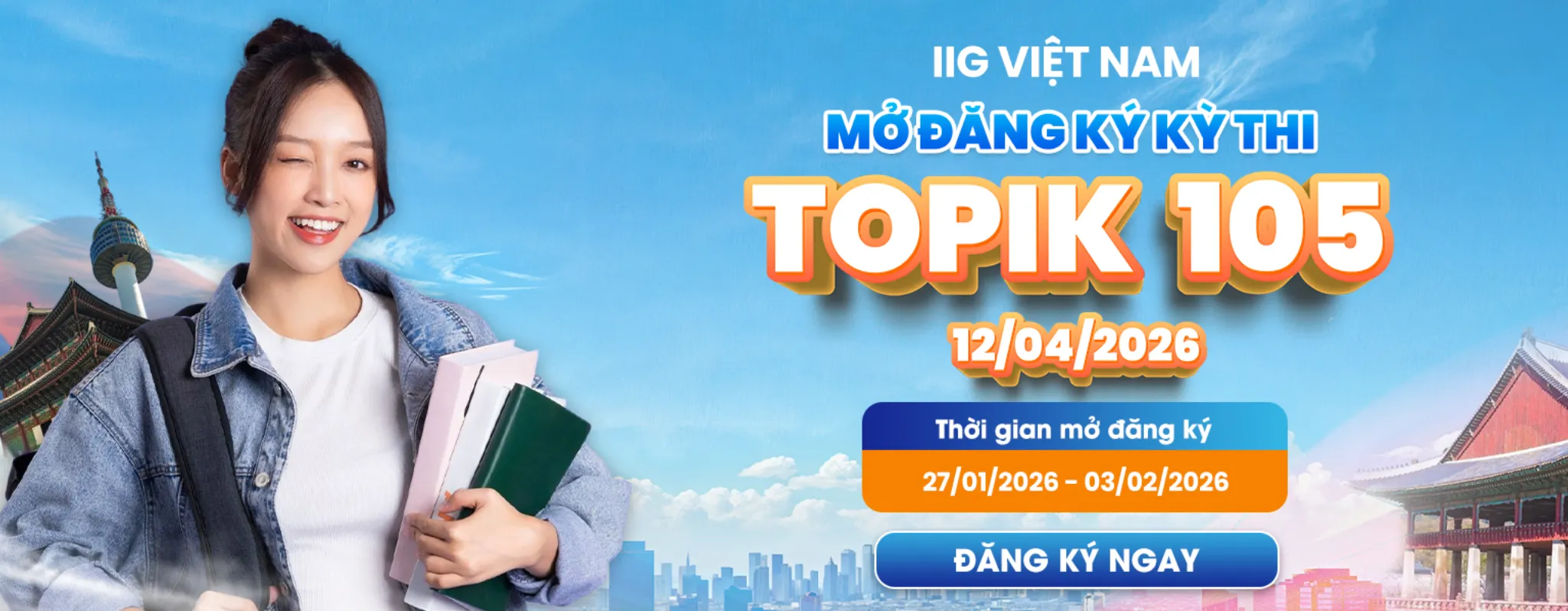 Công bố lịch đăng ký và thi TOPIK 105: Mở cổng từ ngày 27/1, thi vào 12/4/2026