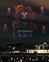 Lên lịch xem drone light show "KPop Demon Hunters" miễn phí ở Seoul cuối tuần này