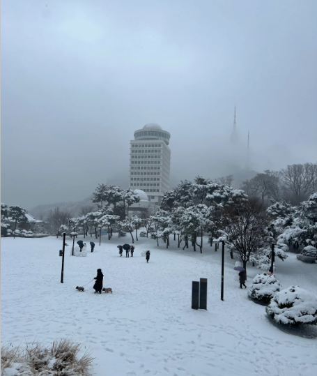 Namsan mùa đông