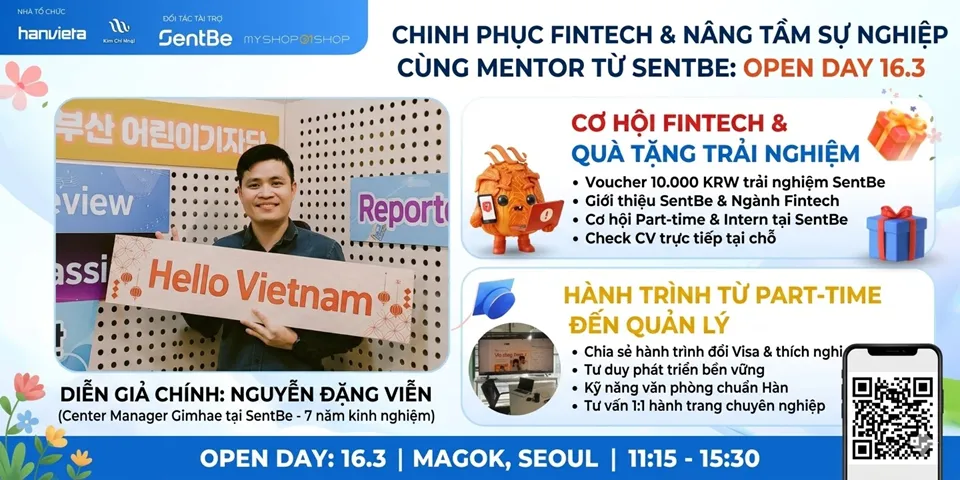 [GIỚI THIỆU MENTOR CỦA OPEN DAY THÁNG 3/2026] NGUYỄN ĐẶNG VIỄN : HÀNH TRÌNH 7 NĂM TỪ PART-TIME ĐẾN QUẢN LÝ FINTECH