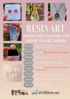 Khóa học làm đồ trang sức Resin Art (có chứng chỉ) – Dành cho người nước ngoài tại Yongin