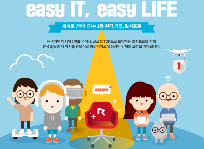 알서포트 tuyển dụng nhân viên người Việt phụ trách thông tin với kỹ sư Việt Nam