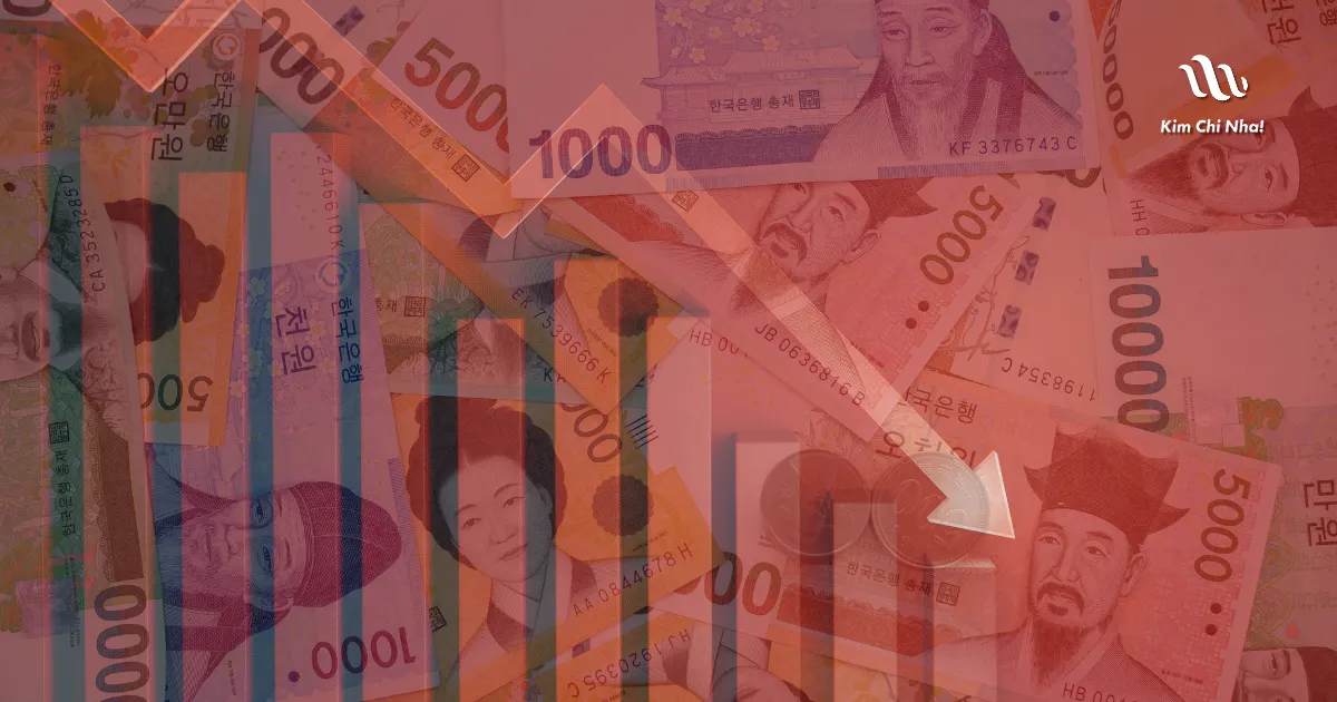 Won ở mức 1.400 won/USD, Ngân hàng Trung ương Hàn Quốc lo ngại tỷ giá cao duy trì, ảnh hưởng đến chi tiêu tiêu dùng