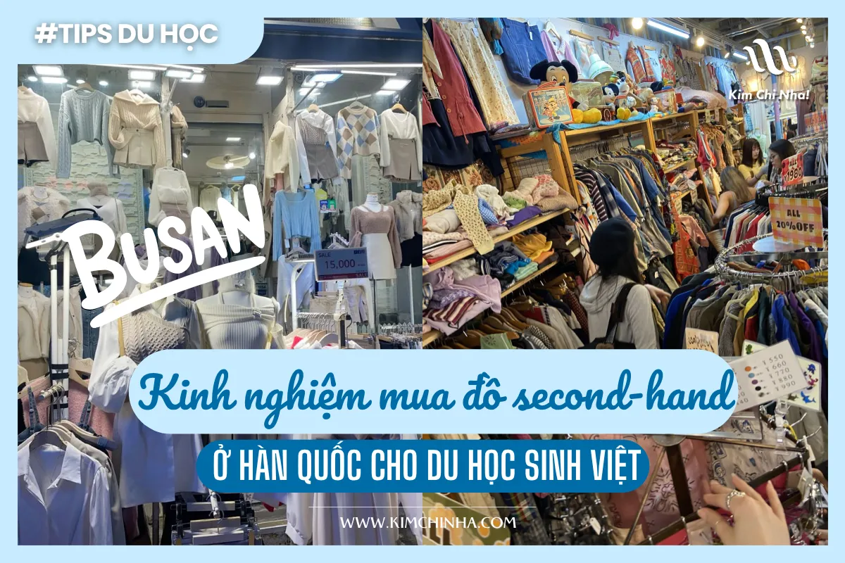 Làm sao mua đồ second-hand ở Hàn Quốc cho DHS Việt ở Busan 