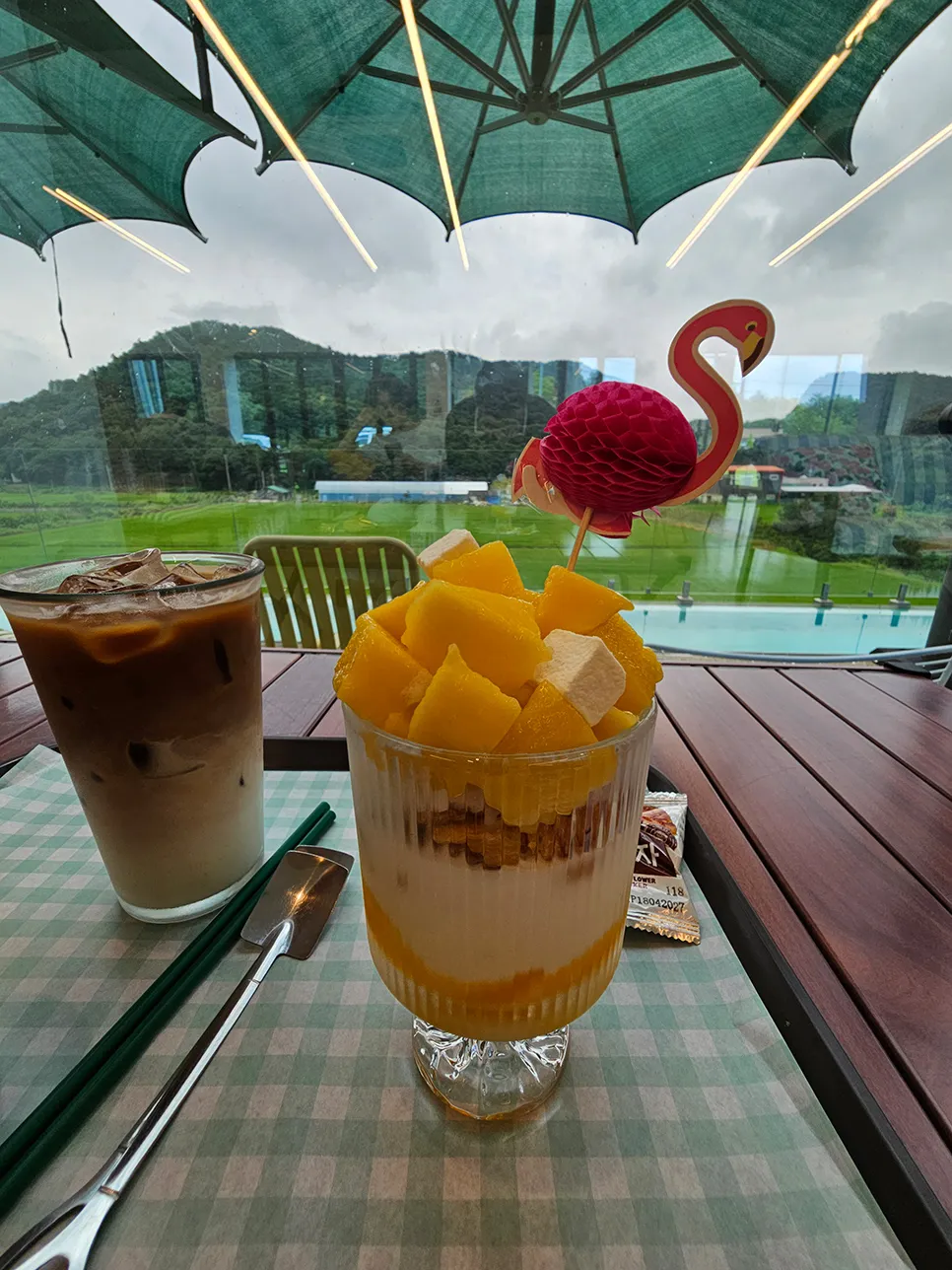 Quán cà phê view cánh đồng lúa đẹp ở Gimpo: Không gian yên bình, thưởng thức bingsu xoài tươi cực hấp dẫn tại Nilai