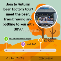 Autumn Beer Factory Tour – Trải nghiệm mùa thu cùng GGVC