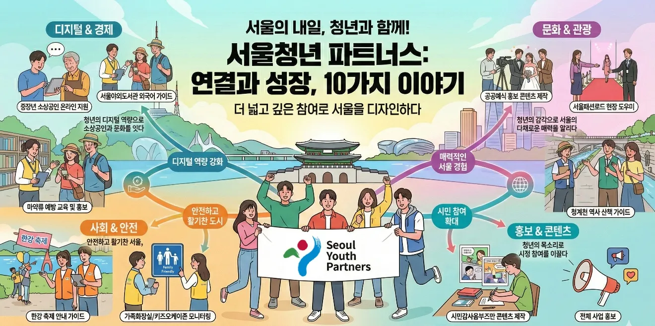 Tuyển dụng 2026 Seoul Youth Partners cơ hội cho thanh niên trải nghiệm thực tế chính sách tại Seoul