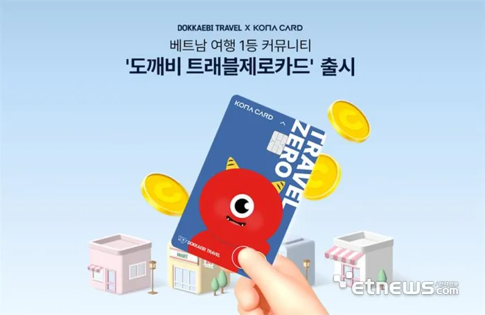 코나아이 ra mắt thẻ “Dokkaebi Travel Zero Card” dành riêng cho du lịch Việt Nam
