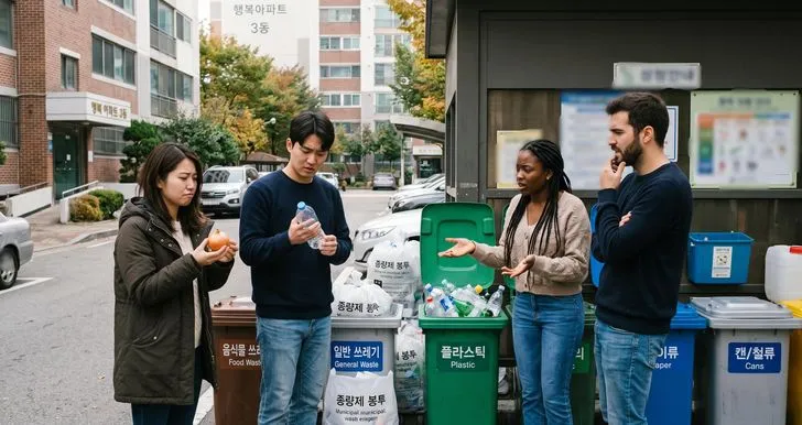 Vì sao nhiều người nước ngoài bối rối với quy định phân loại rác tại Hàn Quốc? Chính quyền nhiều địa phương mở lớp hướng dẫn riêng