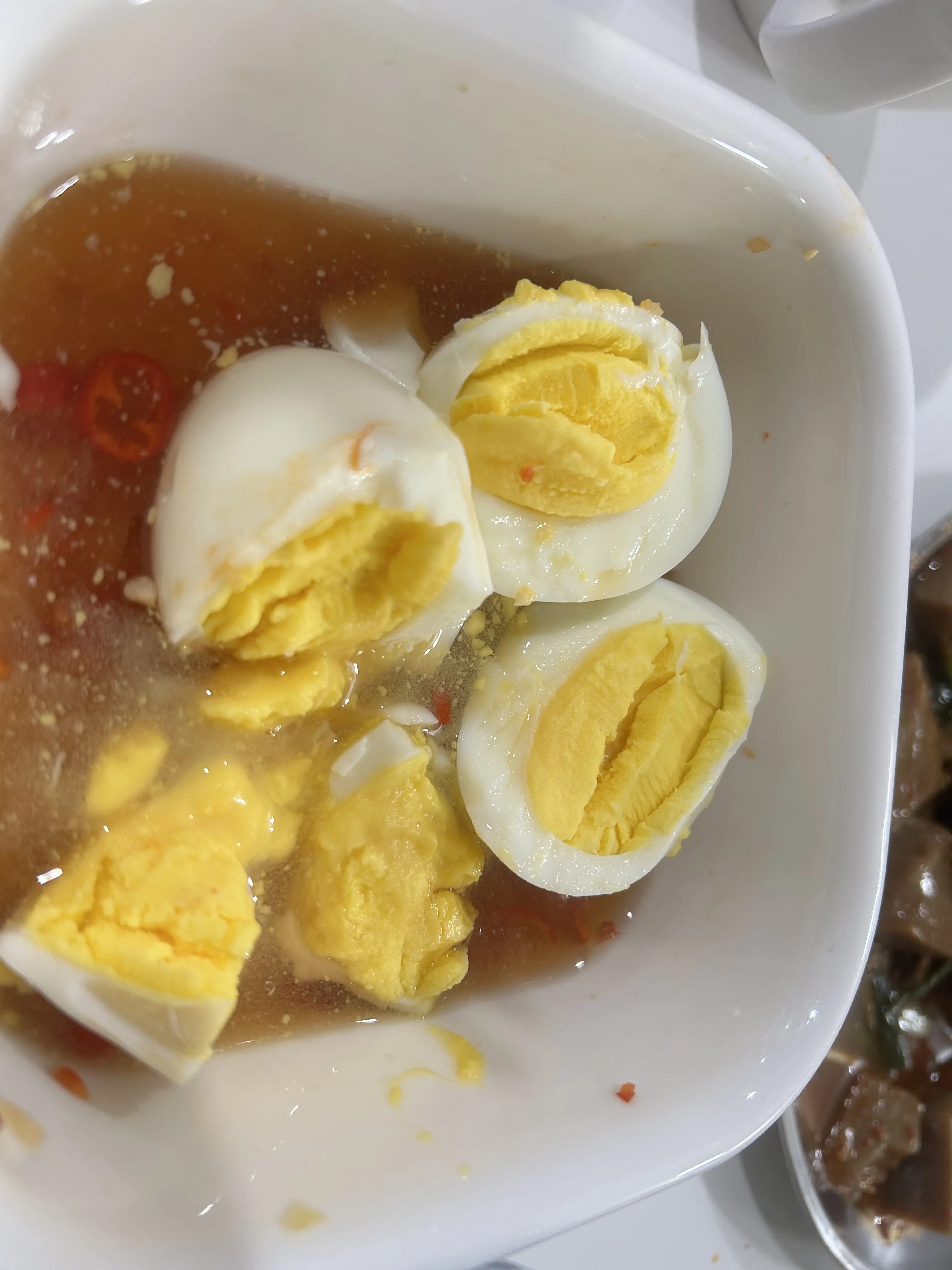 Hột gà dắm nước mắm