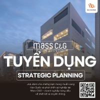 Mass C&G tuyển dụng Nhân viên phụ trách Kế hoạch (Strategic Planning) tại Việt Nam